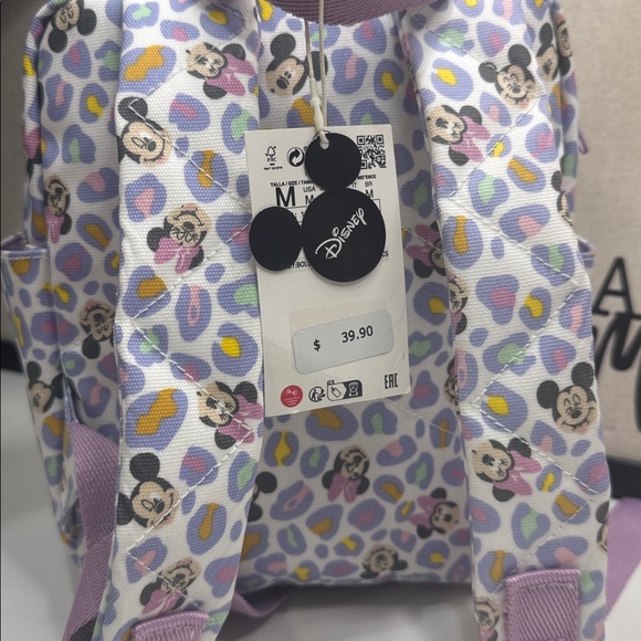 Zara Minnie Mouse Patterned Backpack - Picture 6 of 6
